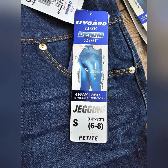 NWT Nygard Luxe Denim [6-8: S]  Slims Jeggings - Picture 7 of 11